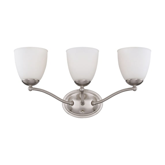 Nuvo 60-5033 - Patton - 3 Light Vanity Fixture w/ Frosted Glass