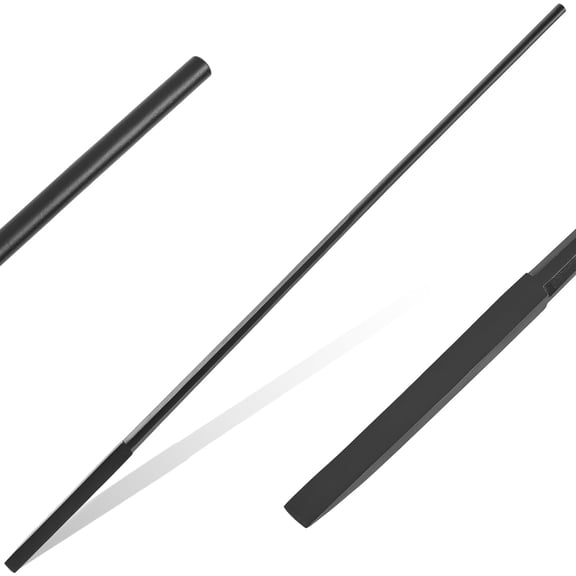 60" (5ft) Chisel Digging Bar 13Lb (6.2kg) Pencil Point Wrecking Pry Road Bar Post Hole Diggers for Digging Prying of Dirt and Large Rocks