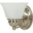 thumbnail image 1 of 60/6077-Nuvo Lighting-Empire-1 Light Bath Vanity-6.25 Inches Wide by 6.13 Inches High-Brushed Nickel Finish, 1 of 23
