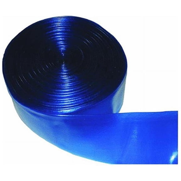 60-645-050 2 in. x 50 ft. Deluxe Transparent Blue Backwash Hose