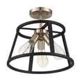 thumbnail image 1 of Nuvo Lighting Chassis 3-Light Semi Flush Mount - N/A, 1 of 8