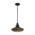 thumbnail image 1 of 60/7044-Nuvo Lighting-Bellcap-1 Light Large Pendant in Nautical/Coastal Style-12 Inches Wide by 8.13 Inches High-Dark Bronze/Gold Finish, 1 of 2