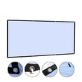 60 72 100 120 150 Inch 16:9 Portable Wrinkle Free Lightweight Projector ...