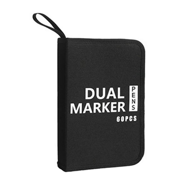 60/72/100/120 Slots Coloring Pencil Pouches Multifunctional High Capacity Drawing Pencil Case Art Marker Carrying Case