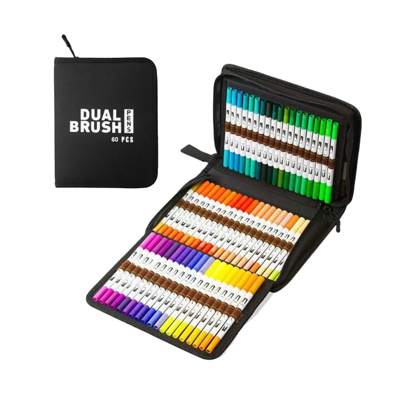 60/72/80/100 Color Acrylic Pen Acrylic Markers Quick Drying Coloring Markers