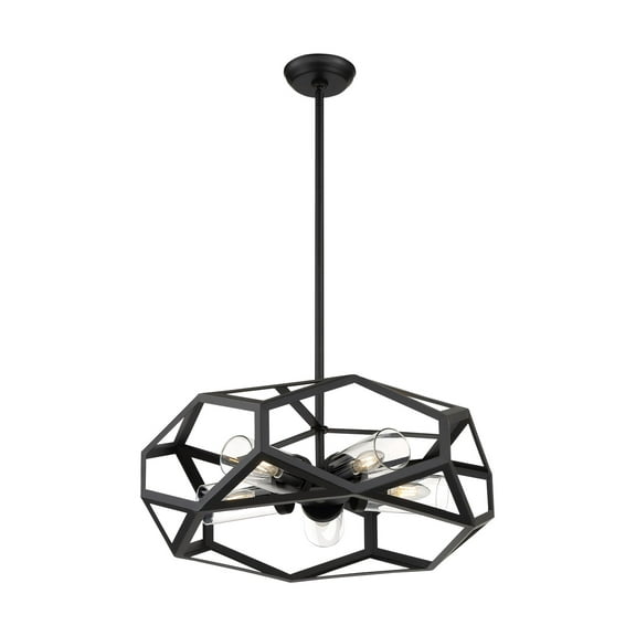 60/7304 Nuvo Lighting Zemi - 5 Light Chandelier