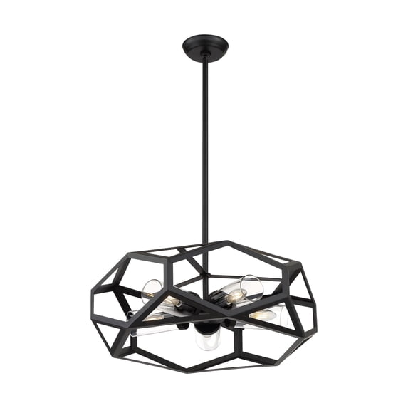 60/7304 Nuvo Lighting Zemi - 5 Light Chandelier