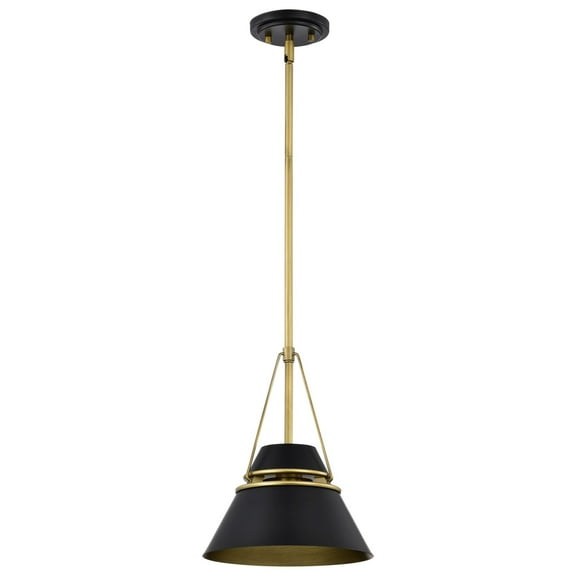 60/7767-Nuvo Lighting-Adina - 1 Light Small Pendant-12.5 Inches Tall and 10 Inches Wide-Matte Black Finish