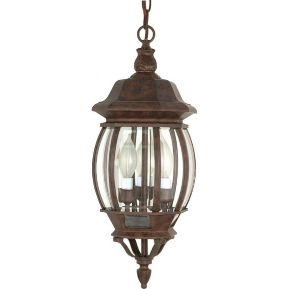 Nuvo Lighting - Central Park-Three Light Outdoor Hanging Lantern-7.375 Inches