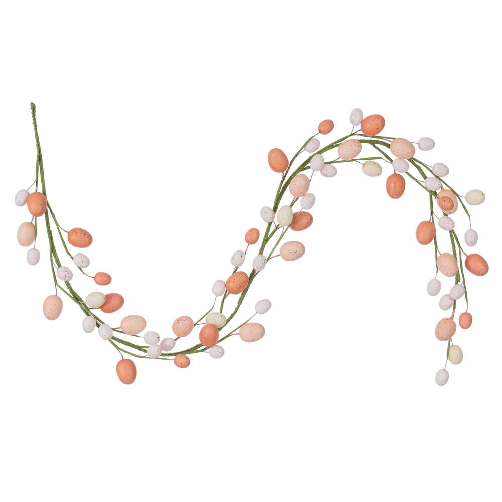 60" Coral/White Easter Eggs