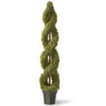 thumbnail image 1 of 60"Artificial Double Cedar Spiral, 1 of 3