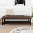 thumbnail image 1 of 60" Bedroom Bench with Full - Sponge Cushion / Comfortable and Easy to Assemble, 1 of 7