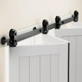 60" Bifold Sliding Barn Door Hardware Track Kit Bifold Barn Door Bifold