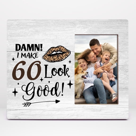 60 Birthday Gifts Picture Frame for Women,Gifts for 60 Year Old Woman Grandma,60th Birthday Gift Ideas for Wife Mom Aunt Sister,8x10 Picture Frame