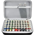 thumbnail image 1 of 60 Bottles Model Paint Storage Case for Testors Paint Set, Paints Organizer Carrying Bag- Case Only, 1 of 7