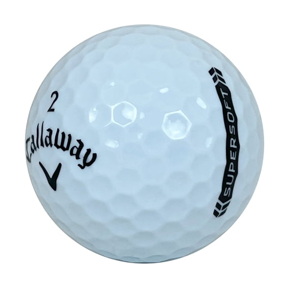 60 Callaway Supersoft 5A Recycled Golf Balls, by Mulligan USA