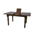 thumbnail image 1 of 60" Chestnut Finish Handcrafted Hardwood Two Size Rectangular Butterfly Top Dining Table, 1 of 2