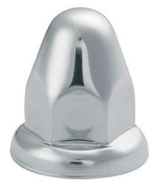 60 Chrome Lug Nut Covers with Flanges for 33mm Lugs, Trucks Trailers
