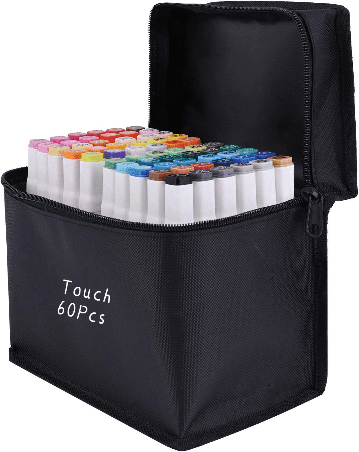 UU&T 60 Colors Dual Tip Alcohol Markers, Art Markers Set with Storage Bag, for Beginner Drawing Illustration Sketching Portraits and Cartoons