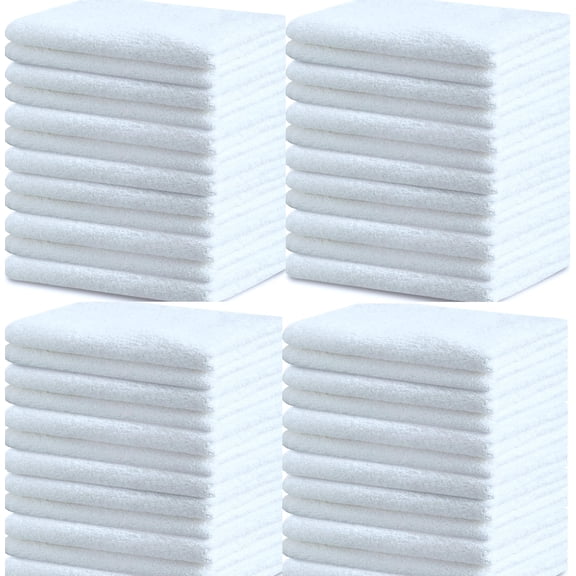 60 Commercial Grade All Purpose 16x19 Bulk Bar Mop Towels 31oz for Home Kitchen, Bar, Restaurant (White) Towels N More