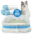 thumbnail image 1 of Ultimate Odor Control 26 x 17 Inch Durable Drawstring Litter Box Liner Bags, 60 Count, 1 of 9