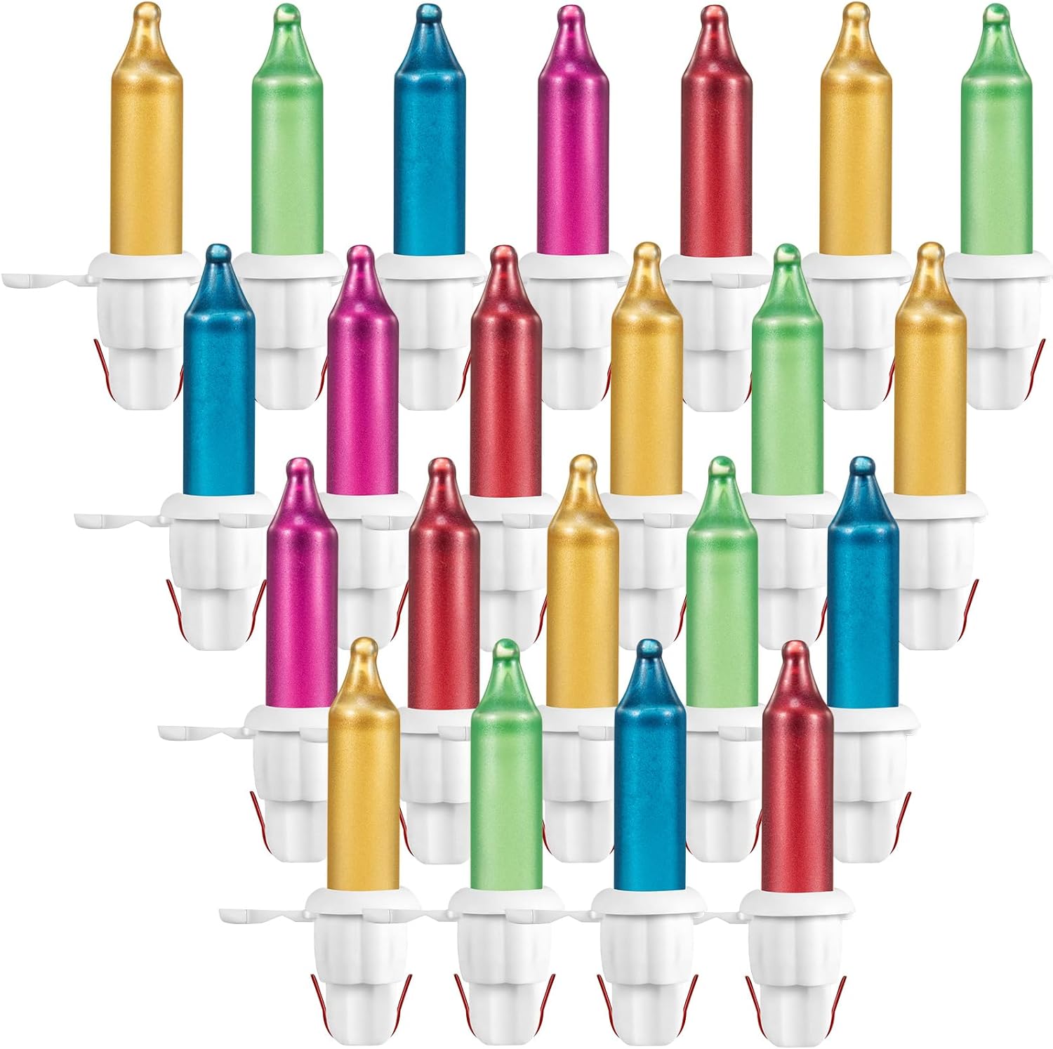 60 Count Christmas Tree Replacement Light Bulbs 2.5v 0.425 Watt ...