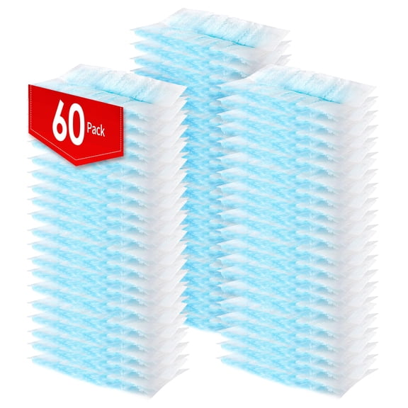 60 Count Electrostatic Duster Refills Compatible with Duster, Multi-Surface Dusting Refills, Microfibre Dusters for Cleaning, Unscented