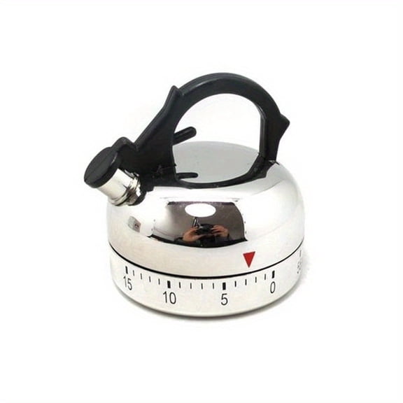 60 Counting Teapot Shaped Kitchen Cooking Alarm Clock Timer Mechanical