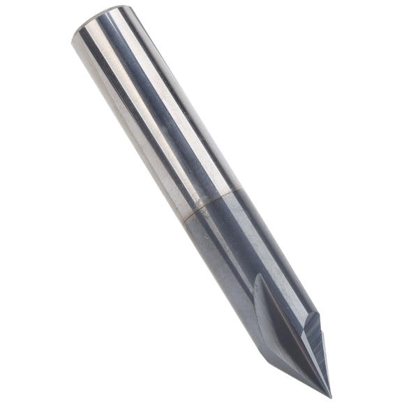 60 Degree Tungsten Steel Chamfer End Mill 3 Flute CNC Router Bit for Aluminum Copper Engraving