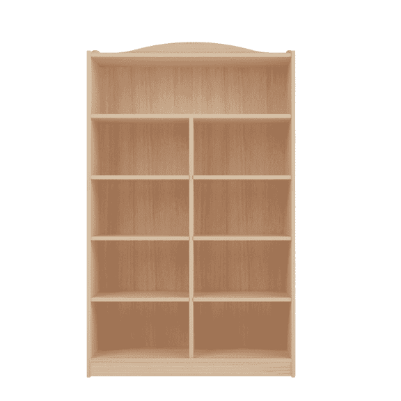 Schooled Deluxe Bookcase with Adjustable Shelves, Bookshelf Book Display for Classroom Organization, 60"