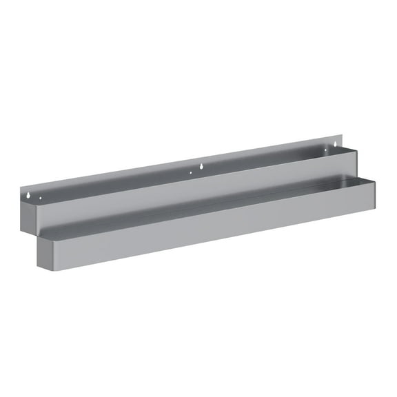 AmGood 60 in. Double Tier Stainless Steel Speed Rail Rack for Commercial Bars, NSF