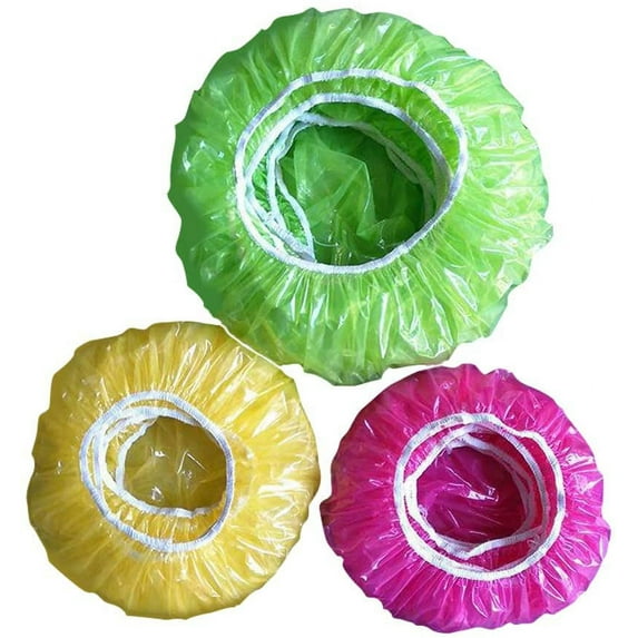 60 Elastic Food Covers Reusable Colorful Plastic Lids Food Covers To Protect Vegetables Or For Home, Hotel