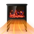 thumbnail image 1 of 1500W Electric Fireplace Heater with 3D Realistic Flame Effect, Overheat Safety Design, Adjustable Heating Modes, Suitable for Small Spaces, 1 of 9