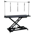 thumbnail image 1 of 60” Electric Lift Pet Dog Grooming Table, Heavy Duty Hydraulic Dog Grooming Table, Height Adjustable with Overhead Arm, Clamps, Three Grooming Noose, 1 of 7