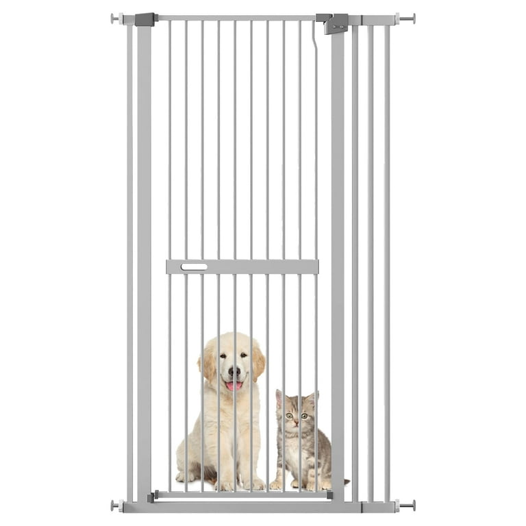60 Extra Tall Safety Baby Gate Cat Gate for Doorway Auto Close Pet Gate Fits 33 36.2 Adjustable Openings Durable Pressure Mounted Self Closing