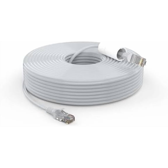 60 FT/ 18m Cat5e Internet Network , PoE Ethernet IP Camera and NVR System, Modem, PC, Consoles, ., Compatible for Indoor/Outdoor Use