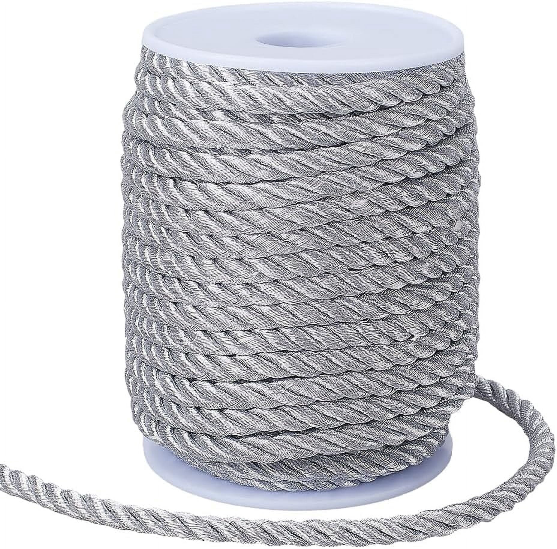 12/32 Inch Firm Synthetic Braided Upholstery Welt Cord - 60 Yard Spool, Professional Grade Piping