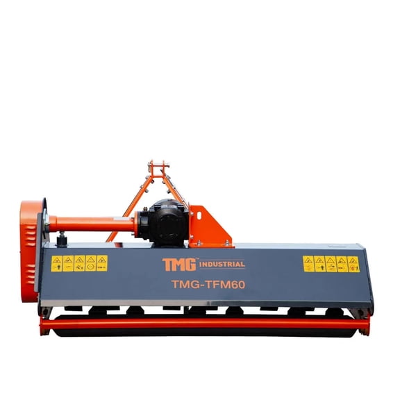 60" Flail Mower, 3-Point Hitch, 30-60 HP Tractor, PTO Drive Shaft, TMG-TFM60