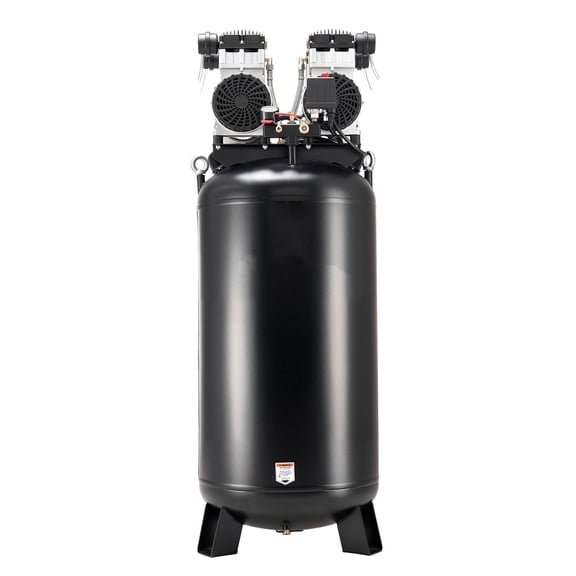 60 Gallons Heavy-Duty Air Compressor, 4HP 10SCFM at 90PSI Air Compressors with Max 125PSI Pressure, Oil-Free Compressor Tank for