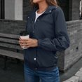 thumbnail image 1 of up to 60% off Gifts 2023 Winter Womens Raincoat Womens Rain Jacket Outdoor Hiking Climbing Lightweight Windproof Hooded Coat Casual Solid Zip up Button Drawstring Outerwear with Pocket Up to 65% off, 1 of 5