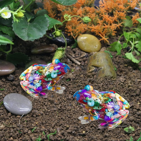 Up to 60% off Gifts Kcavykas Elegant Decorative Centerpieces Frog Garden Statues Decorative Ornaments Resin Animal Figurines for Outdoor Yard Landscape or Aquarium Tank Decor Christmas Gift