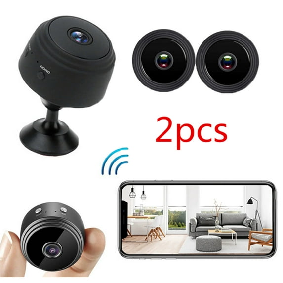 up to 60% off Gifts Kcavykas on Sale 2pcs Camera Outdoor Wireless WiFi Camera Full Home Security Micro Cam Video Audio Recorder Camcorder Night Vision Micro Cam Security Cameras Wireless Outdoor