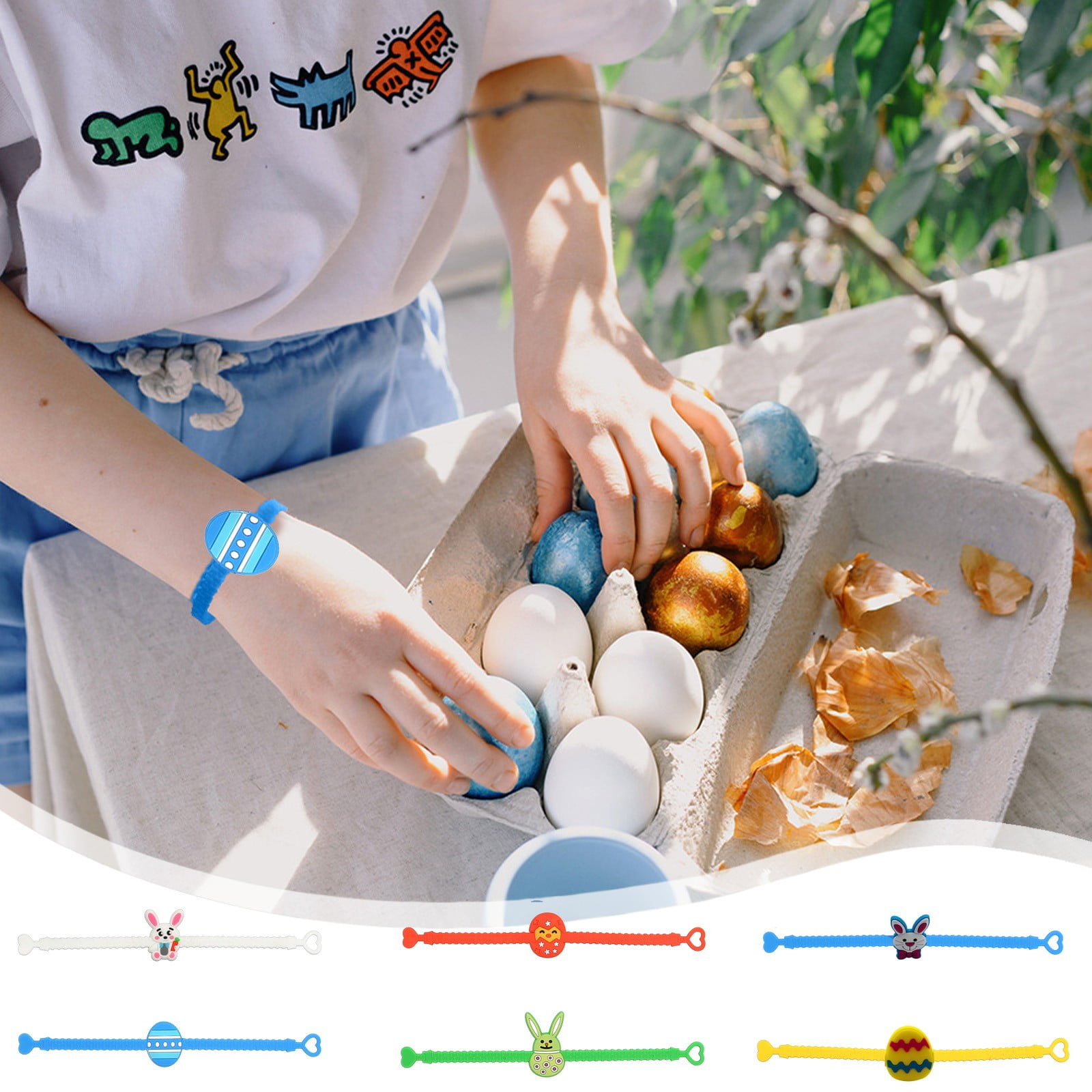 Up to 60% off Gifts Nsxcdh Adjustable PVC Easter Sport Bracelets – Cute ...