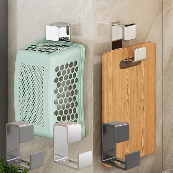 Up to 60% off Gifts Nsxcdh Bathroom Wall Hooks Basin Rack Multi-Purpose Metal Coat and Towel Hanging Rack Durable Storage Organizer for Towels, Robes, and Clothes Birthday Gift