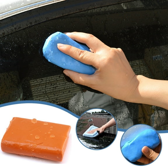 Up to 60% off Gifts Nsxcdh Car Cleaning Clay Bar Volcanic Mud, Powerful Sludge Removal Tool for Auto Detailing, Tar and Grime Elimination End-of-Season Clea-rance Discounts