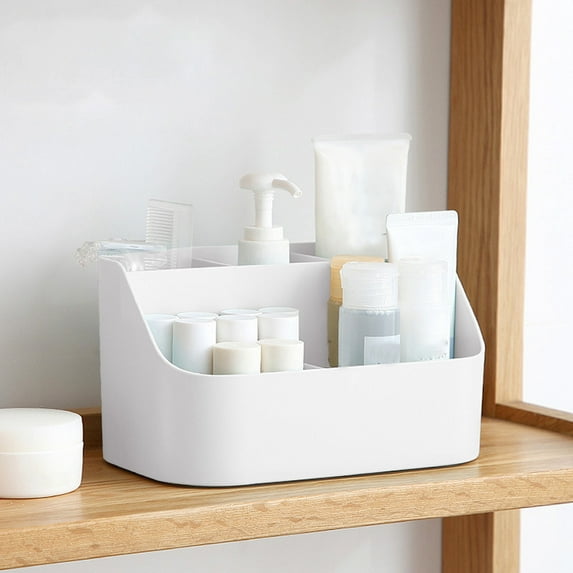 Up to 60% off Gifts Nsxcdh Plastic Desktop Storage Box, Multifunctional Cosmetics Organizer, Office Supply Classification Storage Box Time-Limited Price Slashes & Steals