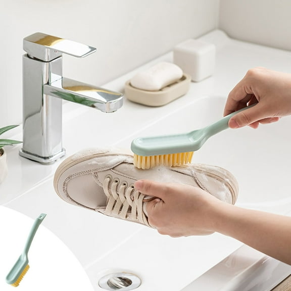 Up to 60% off Gifts Nsxcdh Shoe Cleaning Brush Soft-Bristled Long Handle Brush Thickened Household Shoe Cleaner Stain Remover Tool Hangable Handle Gentle on Shoes Surface Gift