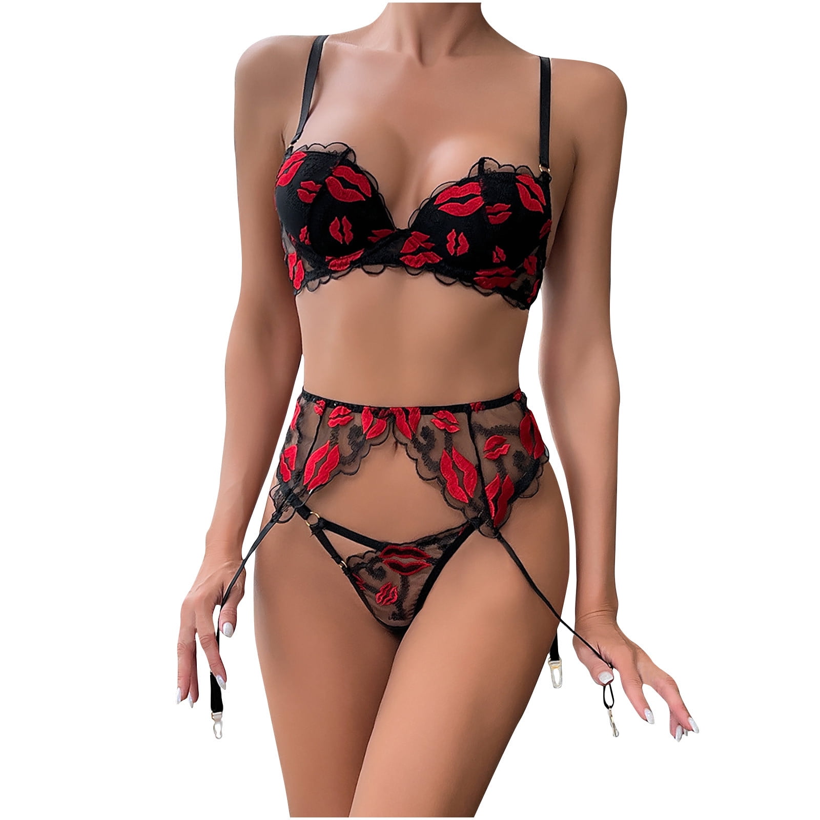 Dianli Sexy Lingerie for Women Sexy Naughty for Sex/Play Ladies Fashion Sexy  Lingerie Flower Embroidery Mesh Sexy Underwear Garters Belt Thong Gauze  Suit Sexy Pajamas Valentines Day - Walmart.com