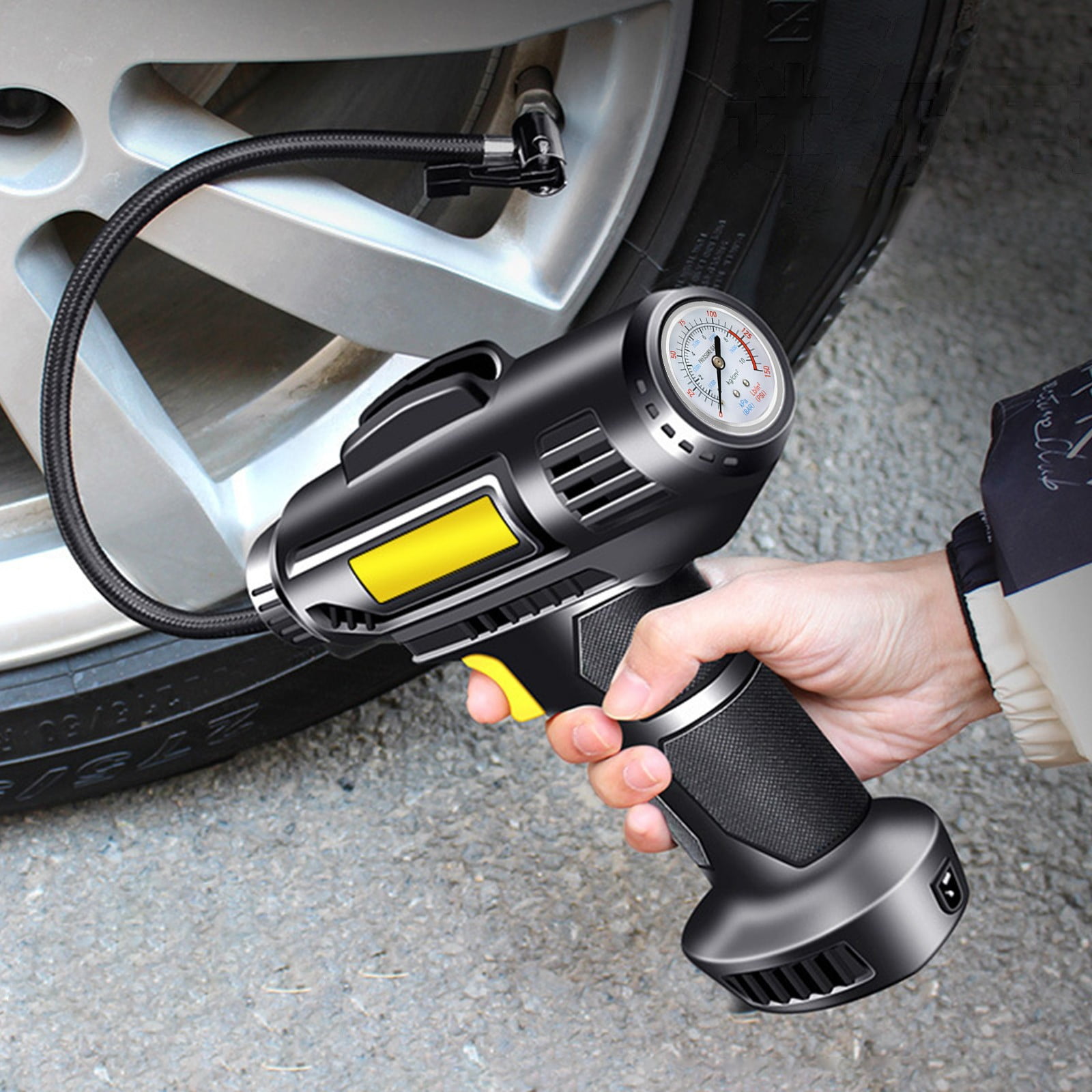 Skey cordless 2024 car tyre inflator