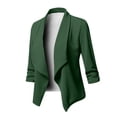 thumbnail image 1 of up to 60% off Gifts wycnly 2023 Blazer Coat for Women Winter Cropped Blazer Coat for Women Plus Size Lapel Business Suit Cardigan Long Sleeve Lighweight Open Front Short Outwear Jacket Weekly, 1 of 5